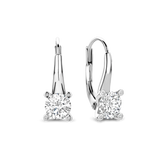 TI SENTO silver Solitaire Drop Earrings