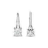 TI SENTO silver Solitaire Drop Earrings