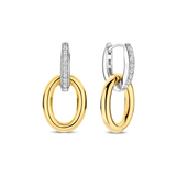 TI SENTO Gold-Plated Silver Drop Earrings