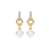 TI SENTO Gold-Plated Pearl Drop Earrings