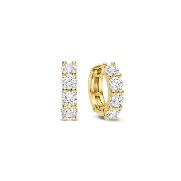 TI SENTO gold-plated silver Earrings