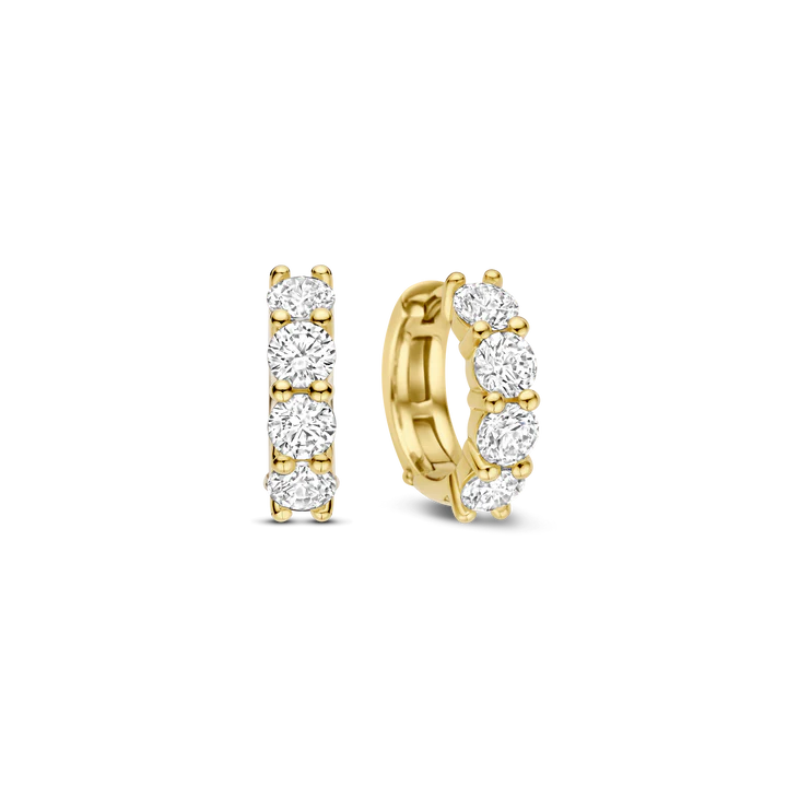 TI SENTO gold-plated silver Earrings