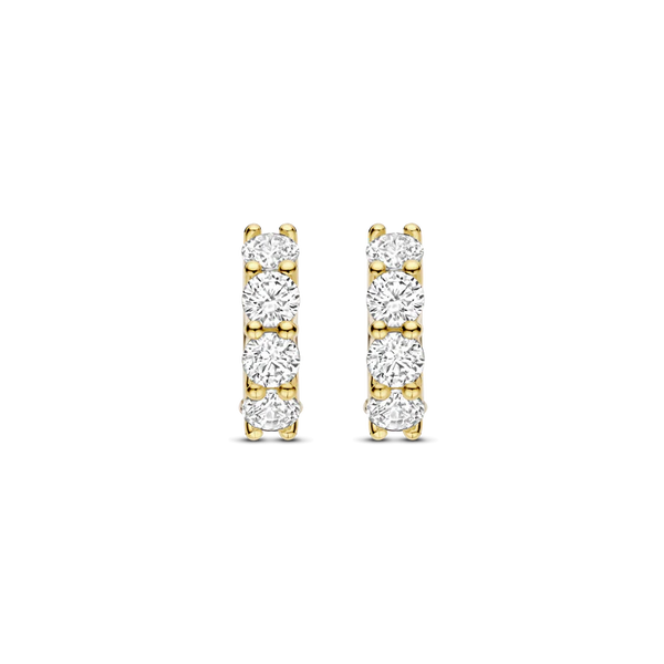 TI SENTO gold-plated silver Earrings