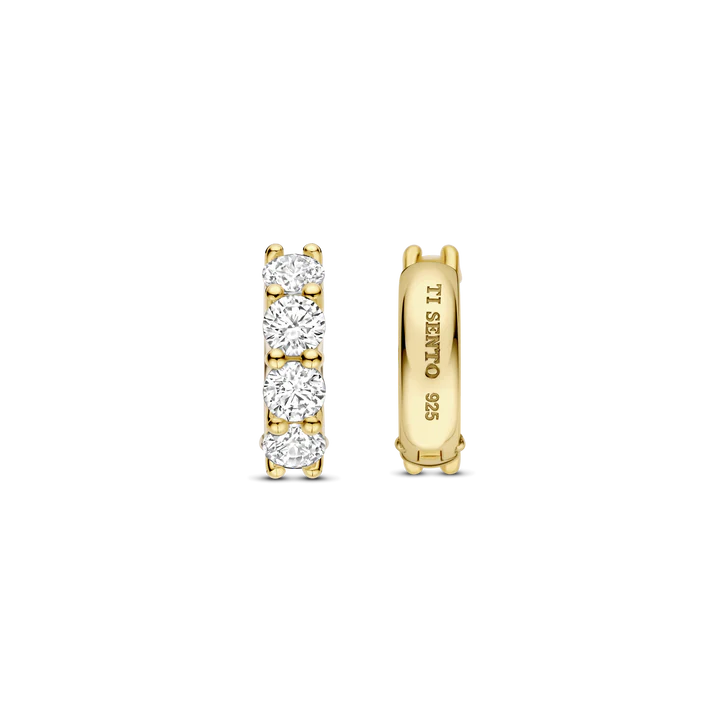 TI SENTO gold-plated silver Earrings