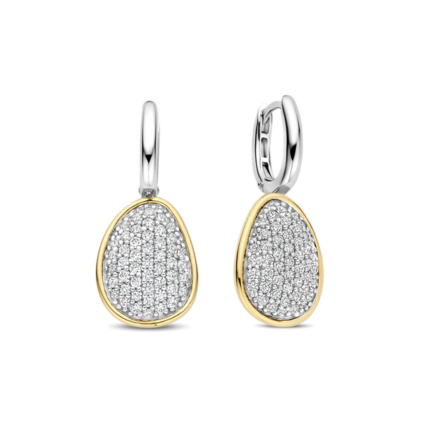 TI SENTO gold-plated silver Earrings