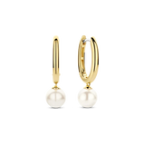 TI SENTO gold-plated silver pearl Earrings