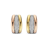 Triple Circle Zirconia Hoops