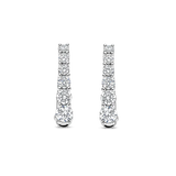 Zirconia Hoops are crafted from high-quality 925 sterling silver and designed in an elegant oval shape