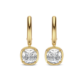 gold earrngs with cz stones
