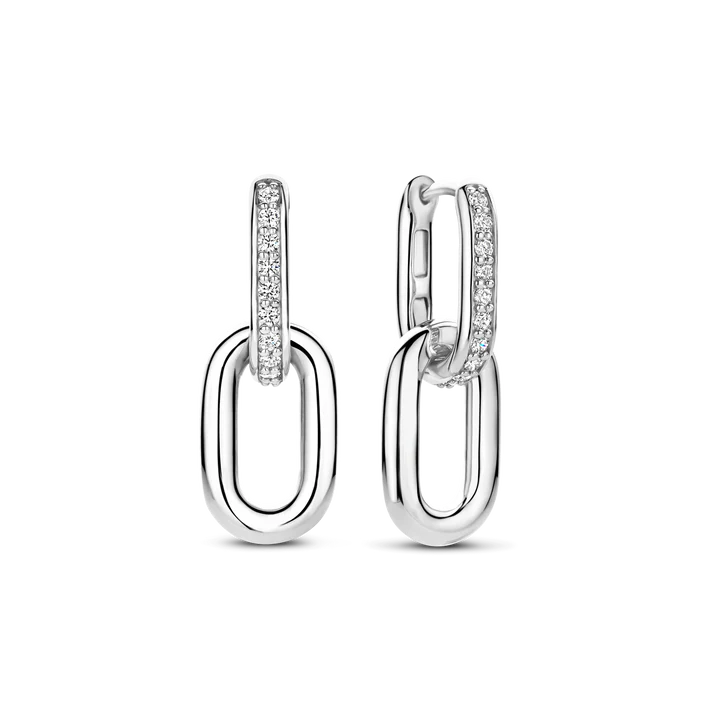 TI SENTO silver Link Earrings