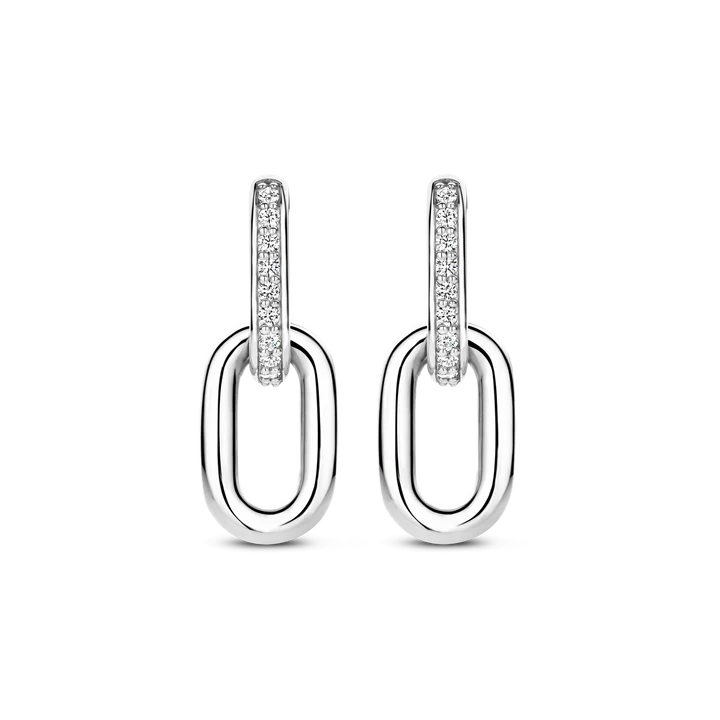 TI SENTO silver Link Earrings