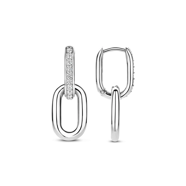 TI SENTO silver Link Earrings