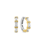 TI SENTO gold-plated silver Hoop Earrings