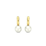 TI SENTO gold-plated Pearl Earrings