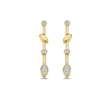 TI SENTO gold-plated silver Drop Earrings