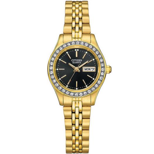 CITIZEN BLACK GOLD WATCH