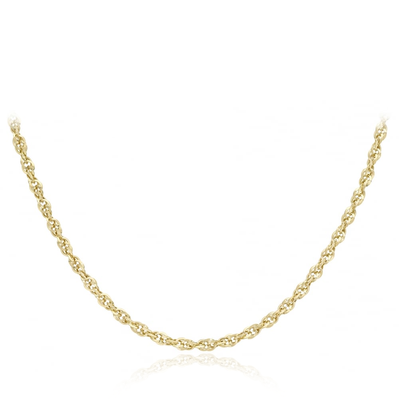 9 carat yellow gold chain necklace