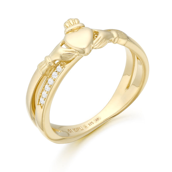9ct Gold Claddagh Ring