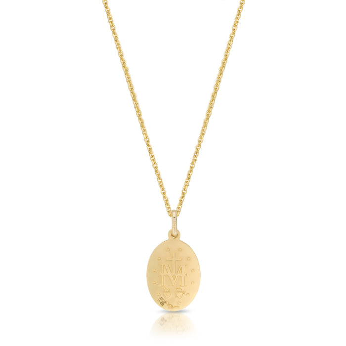 9ct Yellow Gold Miraculous Medal