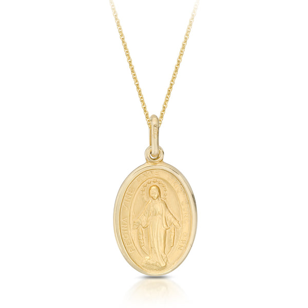 9ct Yellow Gold Miraculous Medal