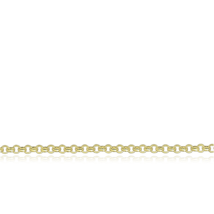 9 carat Yellow Baby Belcher Chain Necklace