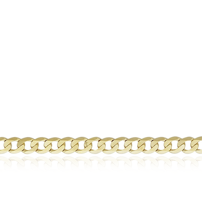 9ct Yellow Curb Chain Bracelet