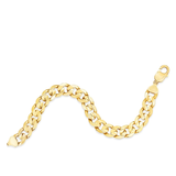 9 carat Yellow Gold Curb Link Chain Bracelet