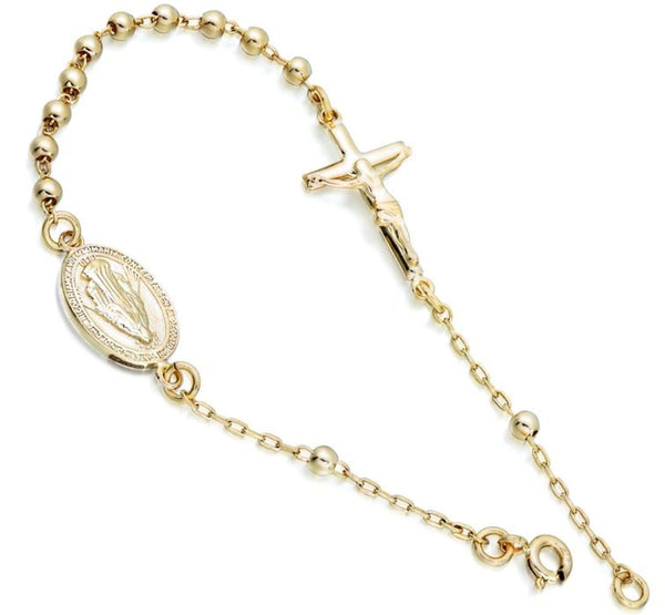 9ct Yellow Gold Rosary Bracelet