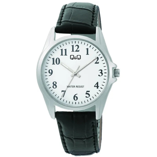 Q&Q BLACK & STEEL WATCH