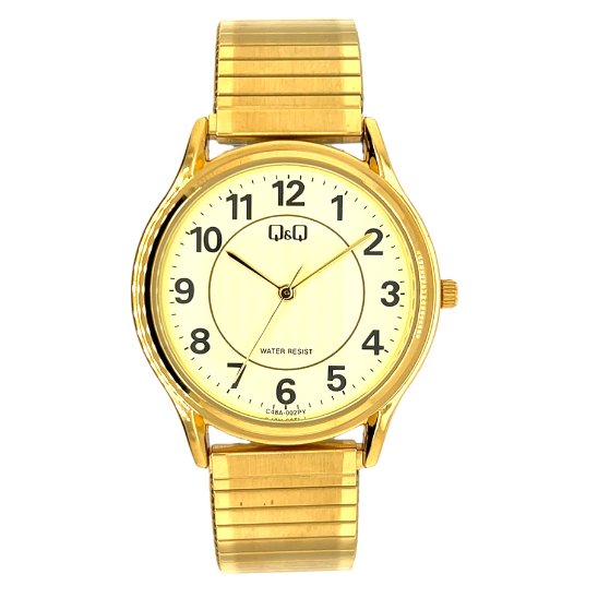 Q&Q EXPENDABLE GOLD WATCH