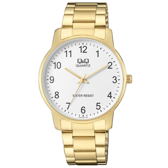 Q&Q GOLD & WHITE WATCH
