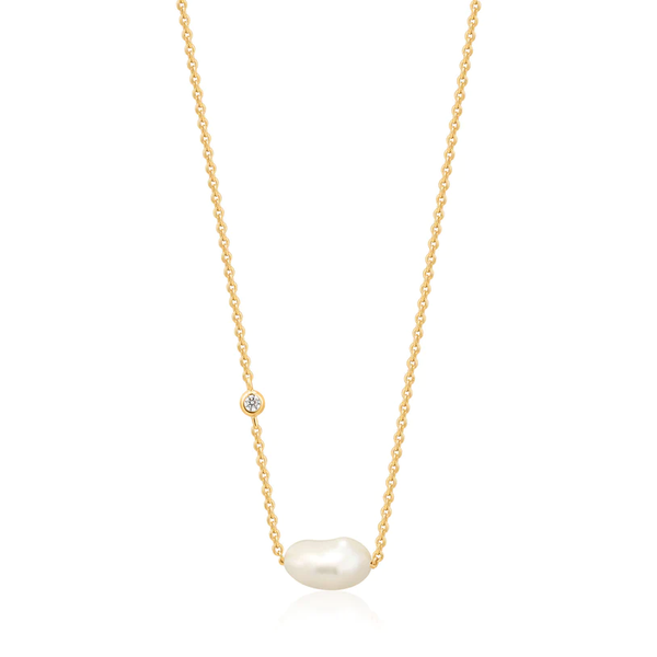 Ania Haie "Gold Pearl" Necklace