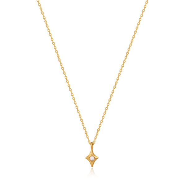 Ania Haie "Gold Star Kyoto Opal Pendant" Necklace