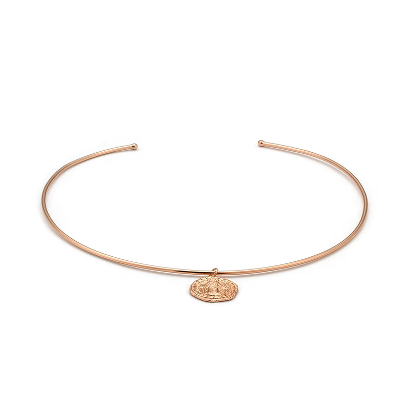 Ania Haie "Rose Gold Deus Choker" Necklace