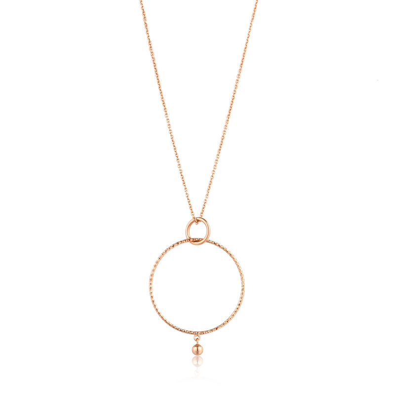 Ania Haie "Rose Gold Hoop" Necklace