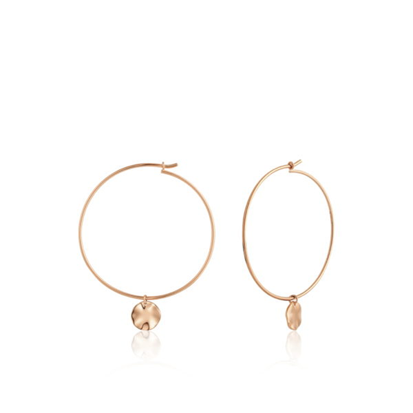 Ania Haie "Rose Gold Hoops" Earrings