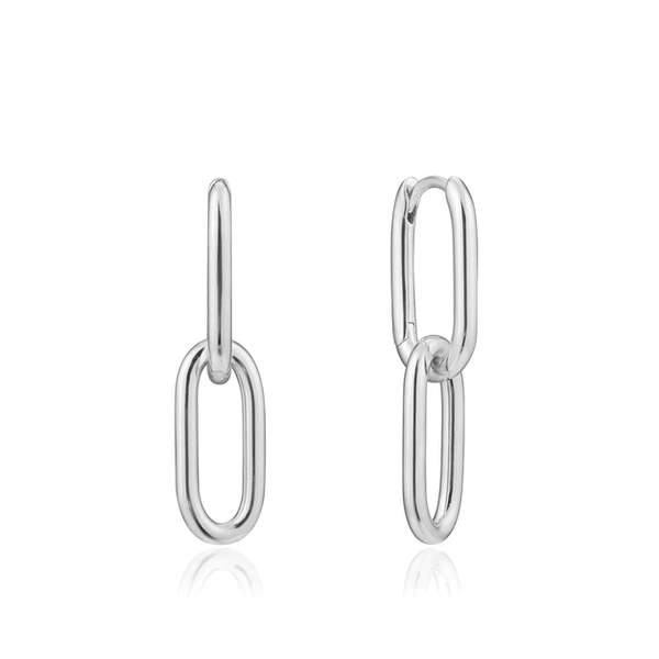 Ania Haie "Silver Cable Link" Earrings