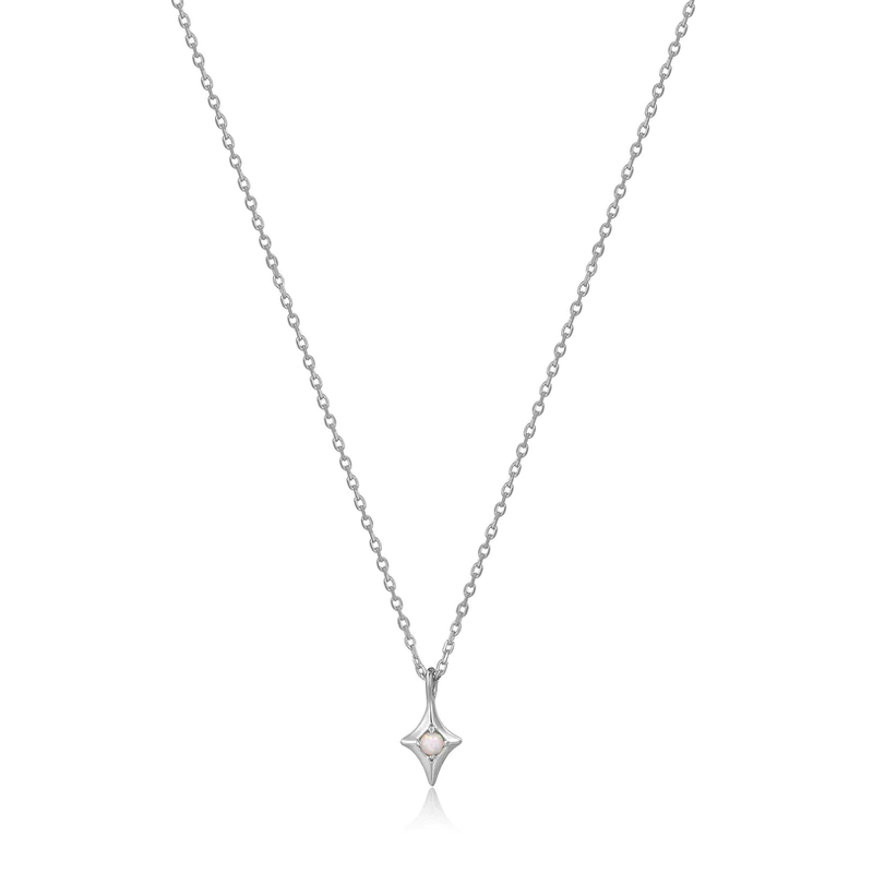 Ania Haie "Silver Star Kyoto Opal Pendant" Necklace