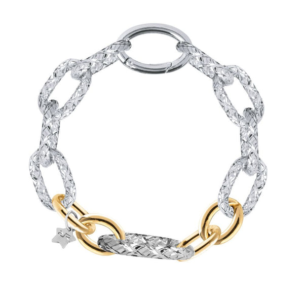 Rebecca Two-Tone Diva Bracelet