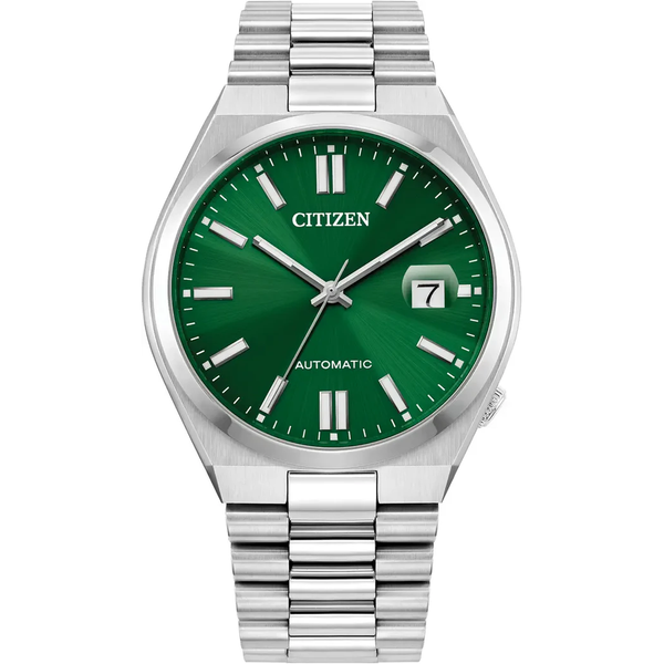 CITIZEN GREEN STEEL WATCH