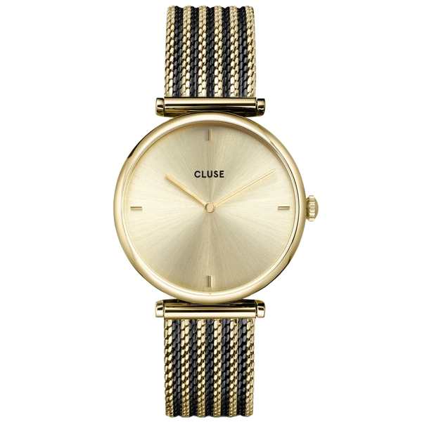 CLUSE GOLD & BLACK TRIOMPHE WATCH