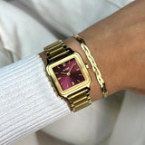 CLUSE Gracieuse Petite Dark Cherry Gold Watch