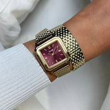 CLUSE Wine & Gold Gracieuse Double Steel Watch