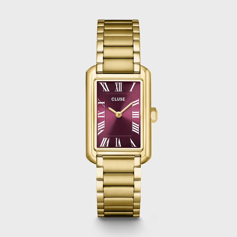 CLUSE Wine & Gold Belisenna Steel Watch