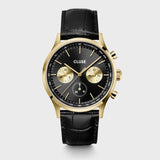 CLUSE Anthéor Multifunction Leather Black & Gold WATCH
