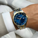 CLUSE BLUE Two Tone ARAVIS WATCH