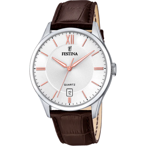 FESTINA WHITE LEATHER WATCH