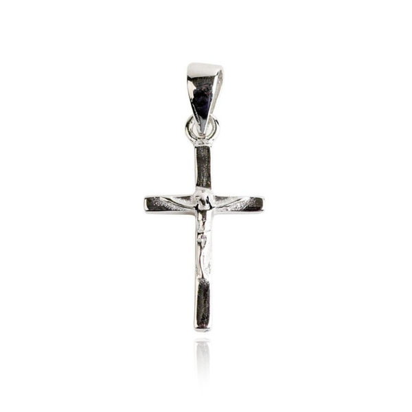 First Communion Sterling Silver Cross Necklace