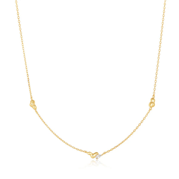 Ania Haie "Gold Twisted Wave Chain" Necklace