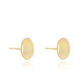 BUTTON STUD EARRINGS